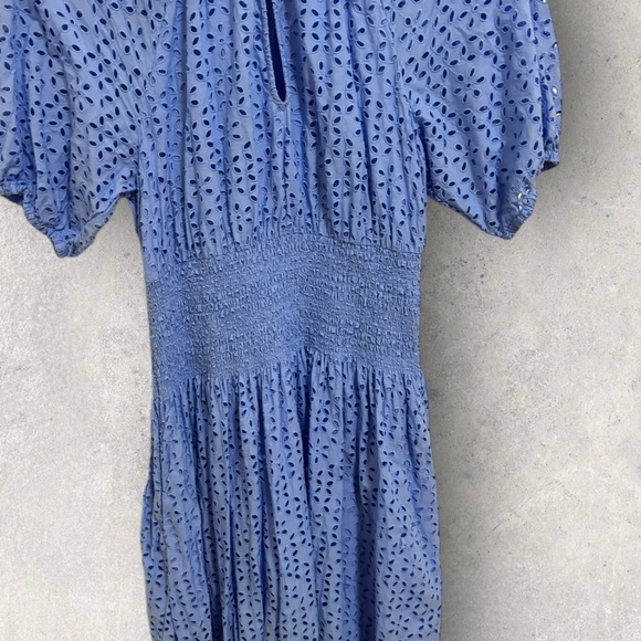 J. Crew Provence smocked waist eyelet midi dress - Picture 4 of 9